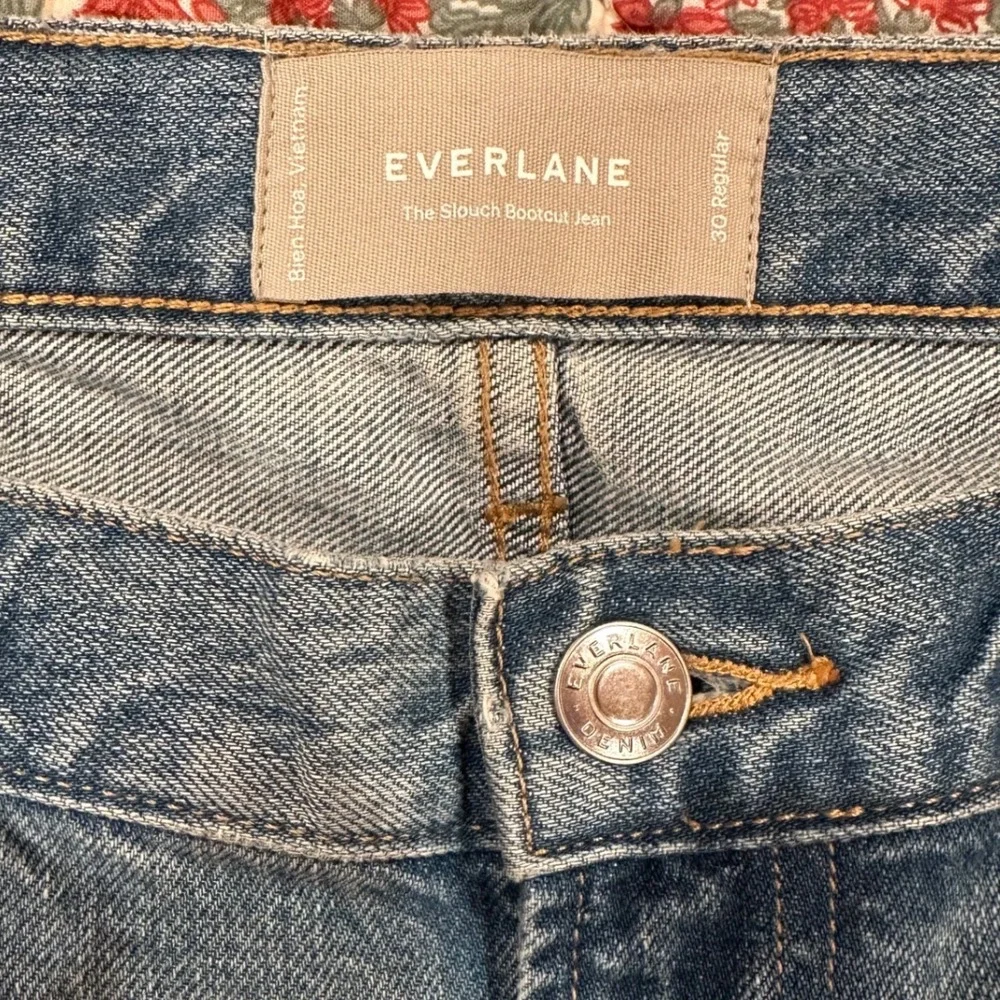 Everlane The Slouch‎ Bootcut Jean Medium Wash Blue Denim Pants Size 30 Regular